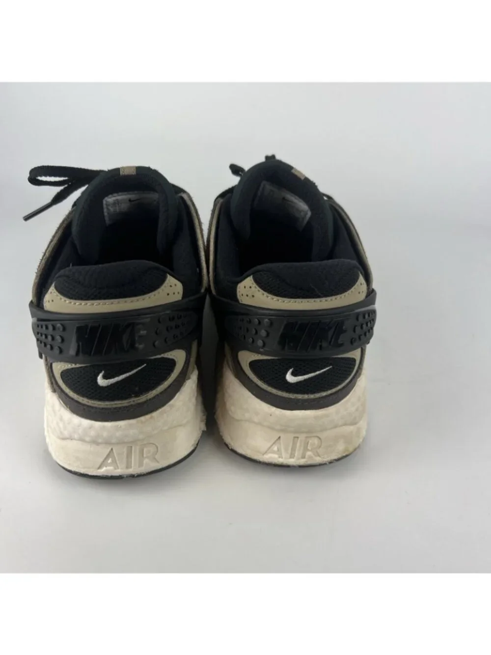 Nike Air Huarache Men's Running Shoes Black Gray Size 9.5 Sneakers